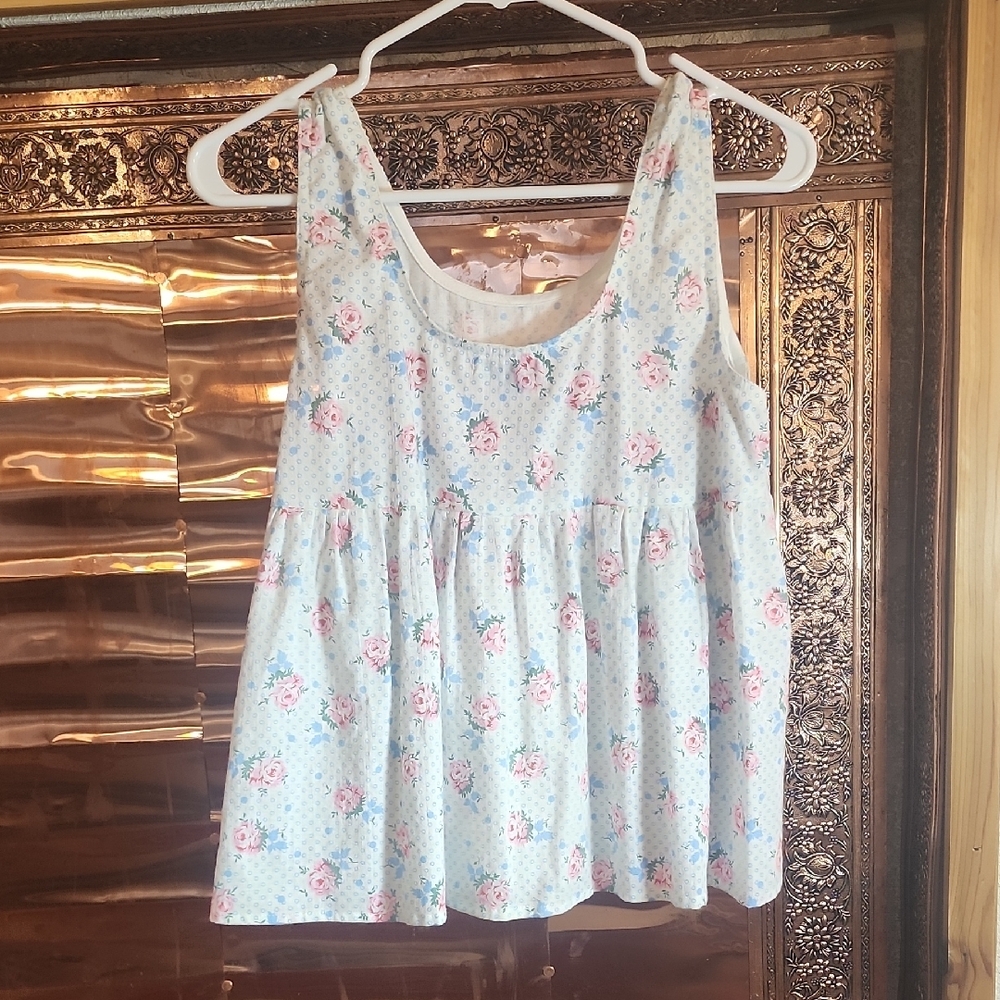 Farewell Franced Floral Print Tank Top - Picture 2 of 8